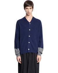 Comme des Garçons - Two-Tone Lambswool Cardigan - Lyst