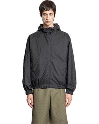 Gucci - Gg Nylon Jacquard Zip Jacket, Ready-To-Wear - Lyst