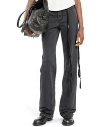 Ann Demeulemeester - Ona 5 Pocket Flared Slim Jeans - Lyst