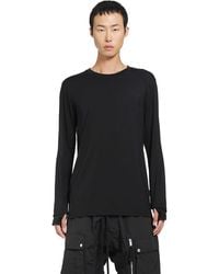 Thom Krom - Stretch Viscose Long Sleeve T-Shirt - Lyst