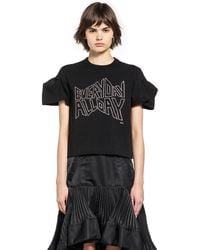 Sacai - Geoff Mcfetridge Cotton Jersey T-Shirt - Lyst