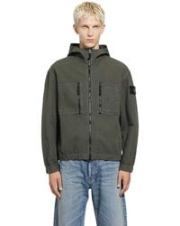 Stone Island - 1200011 Hooded Overshirt - Lyst
