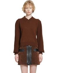 Marni - Wool Cashmere V-Neck Sweater - Lyst