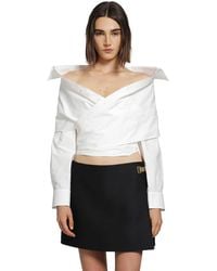 Balenciaga - Wrap Shirt - Lyst