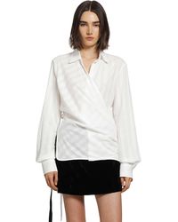 Ann Demeulemeester - Alba Wrap Shirt - Lyst