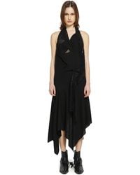 Junya Watanabe - Asymmetric Lace Slip Dress - Lyst