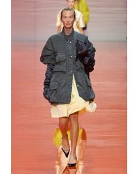 Prada - Technical Taffeta Skirt - Lyst