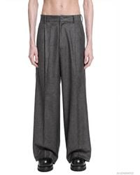 Ssstein - Extra Fine Wool Extra Wide Trousers - Lyst