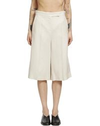 Max Mara - Linen Bermuda Shorts - Lyst