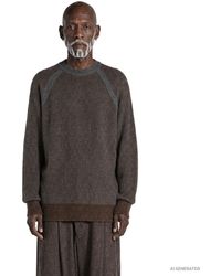Ziggy Chen - Oversized Raglan Sweater - Lyst