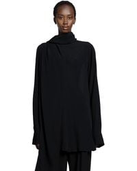 TOTEME - Draped Scarf Blouse - Lyst