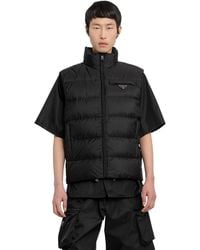 Prada - Padded Re-Nylon Vest - Lyst
