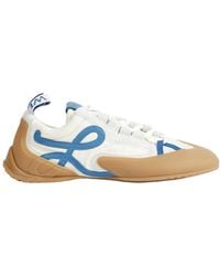 Loewe - Nylon And Suede Grip Sneakers - Lyst