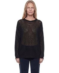 TOTEME - Long Open Weave Sweater - Lyst