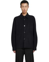 Harris Wharf London - Wool Cashmere Shirt Jacket - Lyst