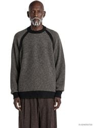 Ziggy Chen - Oversized Raglan Sweataer - Lyst