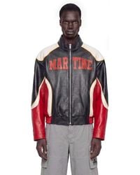 Martine Rose - Superbowl Leather Jacket - Lyst