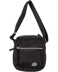 Stone Island - 9200015 Coated Nylon Metal Pouch Bag - Lyst