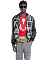 Valentino - Chez Wool Tweed Bomber Jacket - Lyst