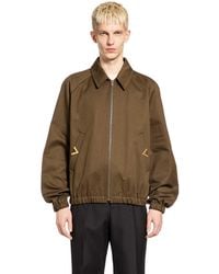 Valentino - Nylon Cotton Harrington Jacket - Lyst