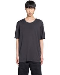 Lemaire - Rib U Neck T-Shirt - Lyst