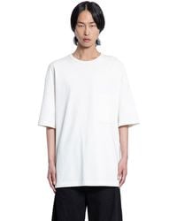 Lemaire - Rib U Neck T-Shirt - Lyst