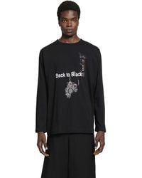 Yohji Yamamoto - Graphic Long Sleeve T-Shirt - Lyst