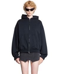 Balenciaga - Flipped Uni Zip-Up Hoodie Regular Fit - Lyst