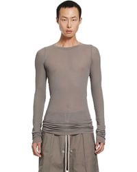Rick Owens - Tower Rib Ls T - Lyst