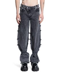 McQueen - Tied Jeans - Lyst