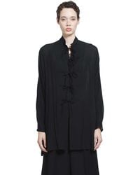 Yohji Yamamoto - Ribbon Detail Long Dress - Lyst