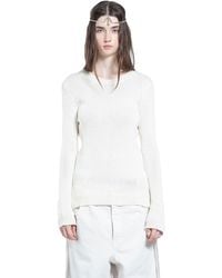 Ann Demeulemeester - Weja Open Back Sweater - Lyst