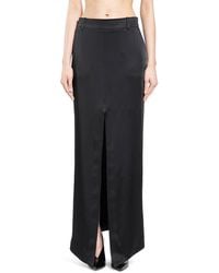 Tom Ford - Crepe Envers Satin Tailored Maxi Skirt - Lyst