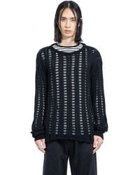 Ann Demeulemeester - Danial Ladder Stitch Sweater - Lyst