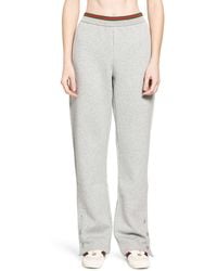 Gucci - Cotton Jersey Leisure Trousers With Web - Lyst