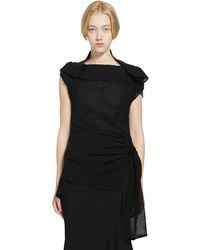 Yehuafan - Sleeveless Cowl Neck Top - Lyst
