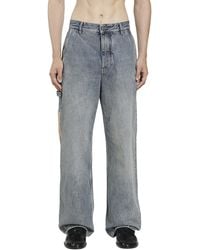 Loewe - Washed Denim Jeans - Lyst