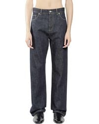 Fendi - Rinse Denim Long Jeans - Lyst