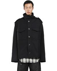 Acne Studios - Cotton Nylon Field Jacket - Lyst