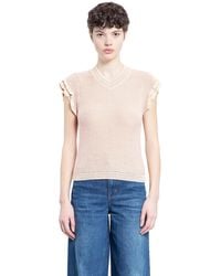 Chloé - Short Sleeve Knit Top - Lyst