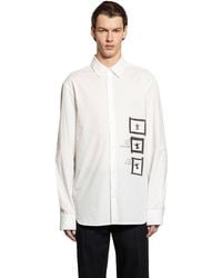 Ann Demeulemeester - Andre ''doves'' Shirt In Light Cotton - Lyst