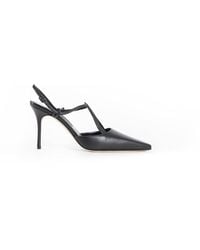 Manolo Blahnik - Nappa Leather T-Bar Pumps - Lyst