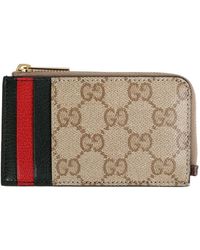 Gucci - Zipped Card Holder With Slots - Lyst
