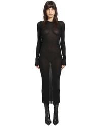Rick Owens - Temple Rib Long Sleeves Dress - Lyst