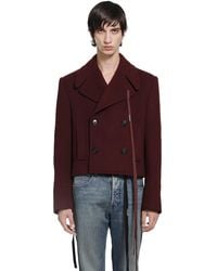 Ann Demeulemeester - Dalmar Double-Breasted Wool Caban - Lyst