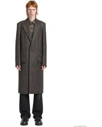 Acne Studios - Wool Single-Breasted Coat - Lyst