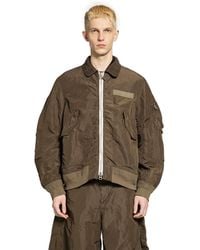 Sacai - Treated Nylon Twill Blouson - Lyst