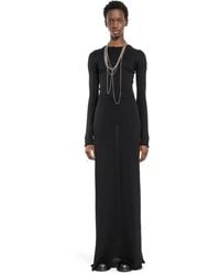 Ann Demeulemeester - Eva Long Open Back Dress - Lyst