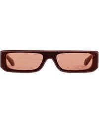 Alaïa - Rectangular Mask Sunglasses - Lyst