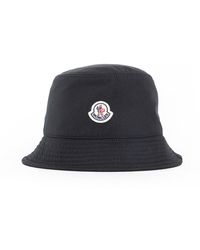 Moncler - Cotton Blend Bucket Hat - Lyst